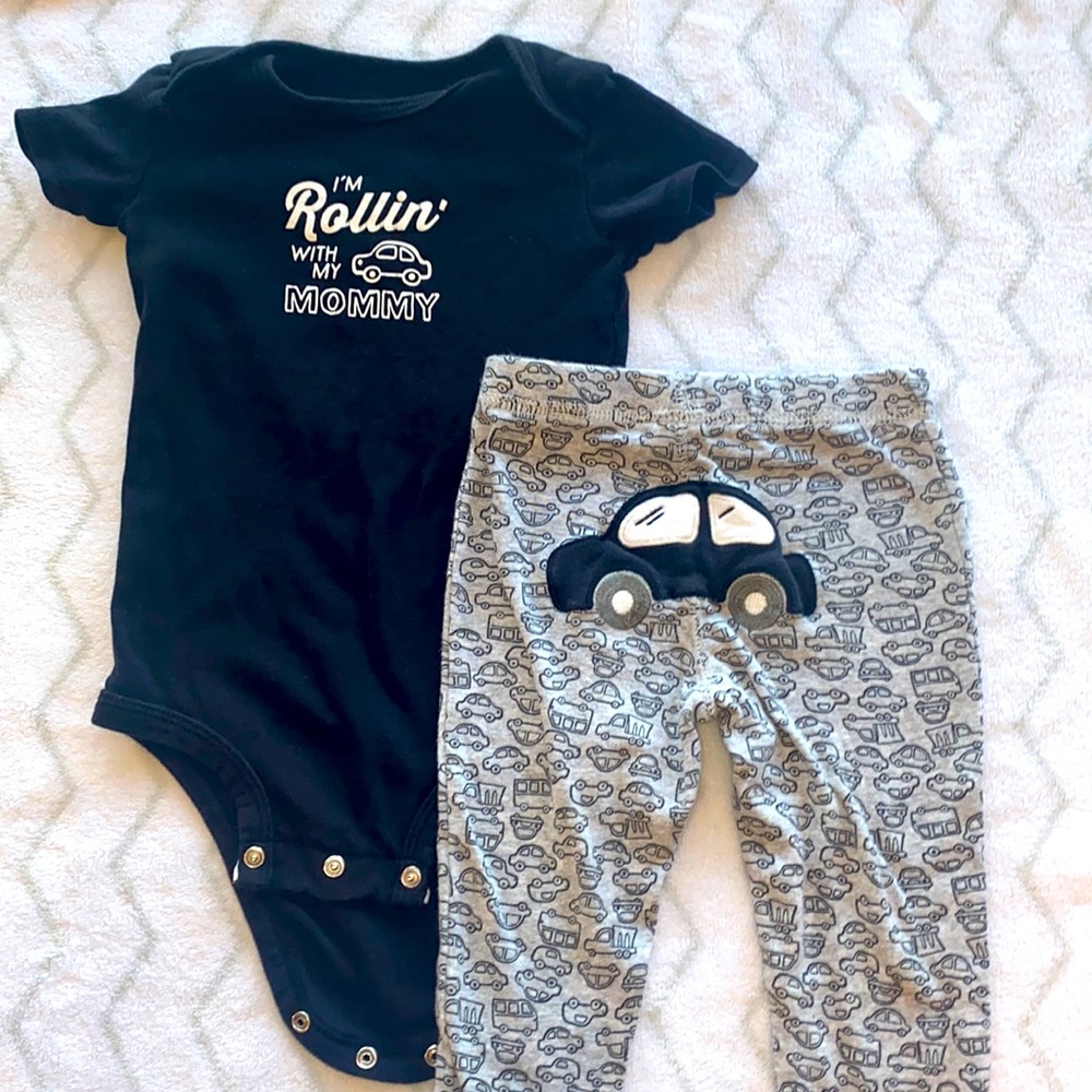 Carter’s Matching Set- Onsie with pants Size: 18M